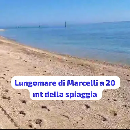 Conero Casa- Di Numana In Via Litoranea 178 Fronte Mare Con Pass Parcheggio Gratuito Lägenhet *