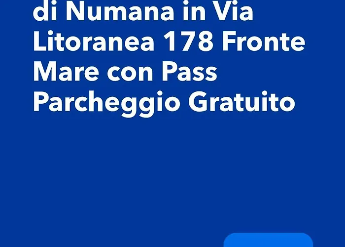 Conero Casa- Di Numana In Via Litoranea 178 Fronte Mare Con Pass Parcheggio Gratuito Apartamento